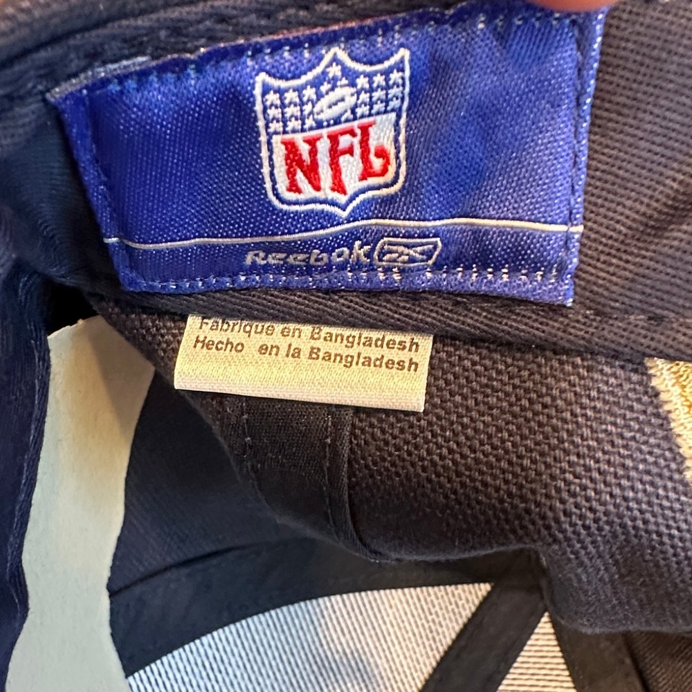 Vtg Los Angeles Rams Reebok NFL Hat Adjustable Navy Blue Gold Deadstock New - Picture 8 of 10